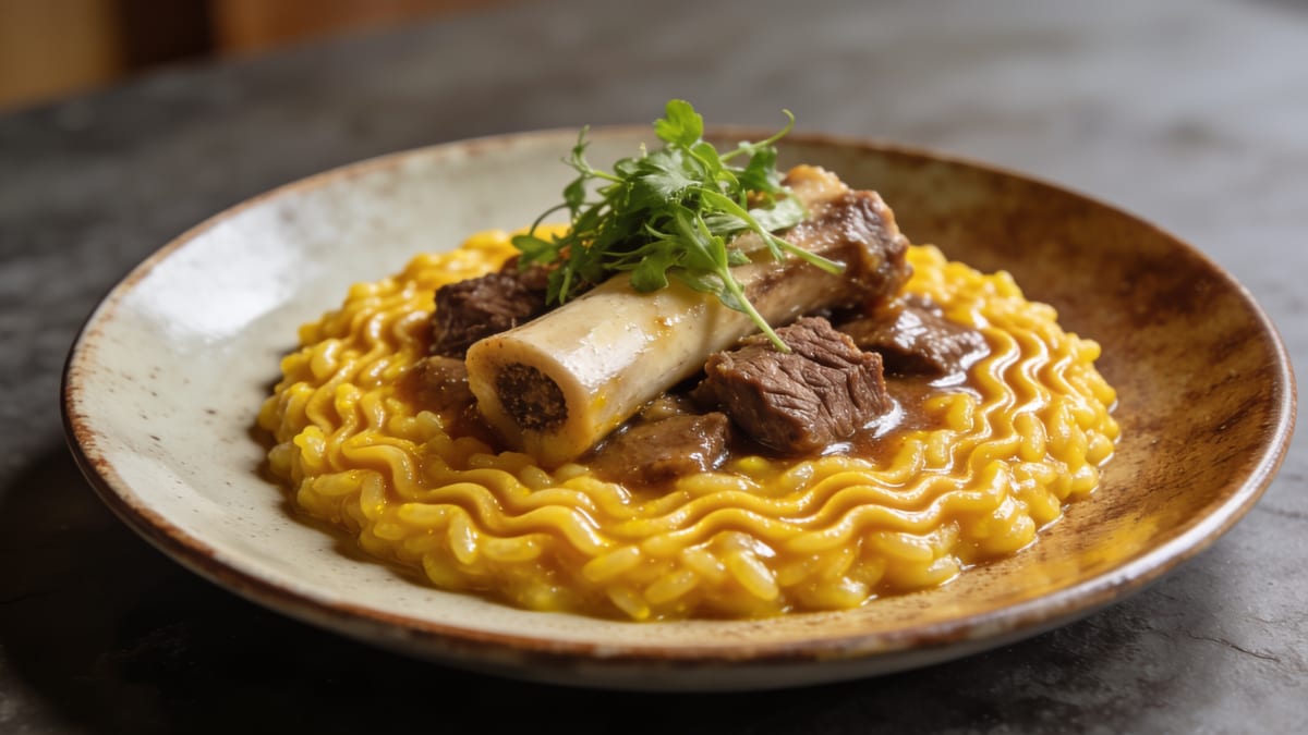 Risotto alla Milanese — Saffron Risotto · Italian main course