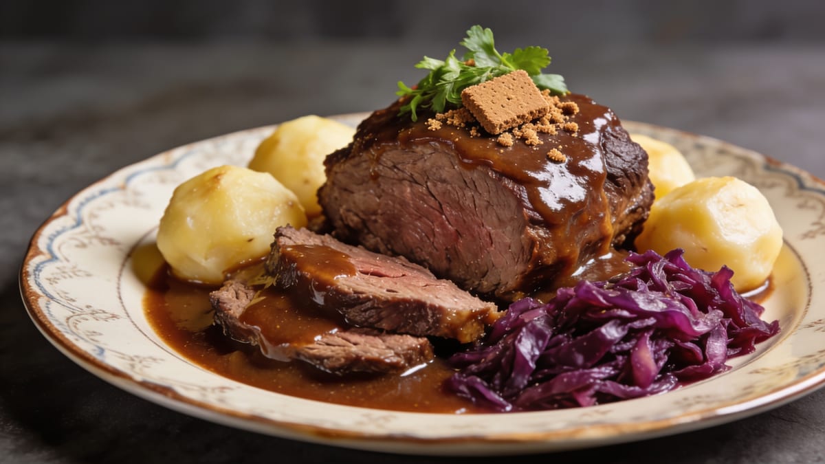 Sauerbraten — German Marinated Pot Roast · German main course