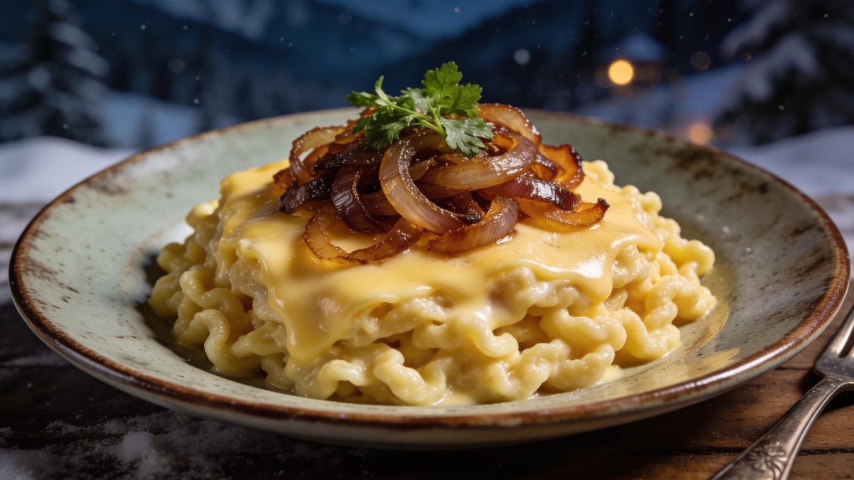 Käsespätzle — German Cheese Spätzle · German main course