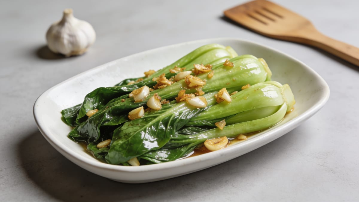 Stir-Fried Bok Choy · Chinese main course