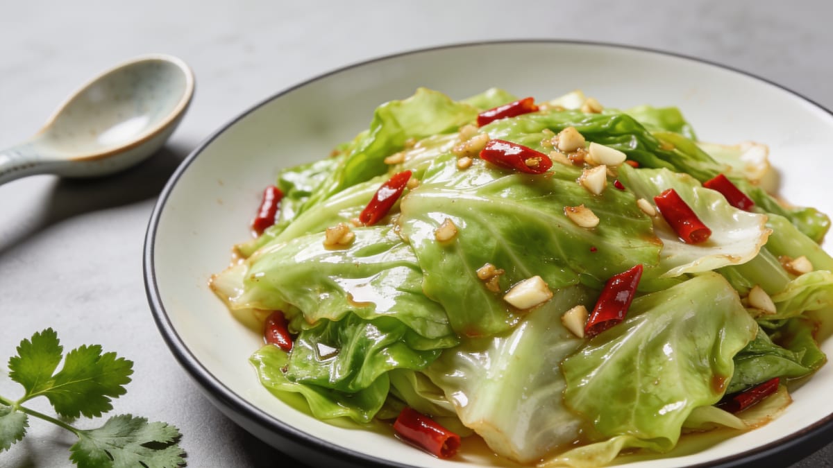 Stir-Fried Cabbage · Chinese main course