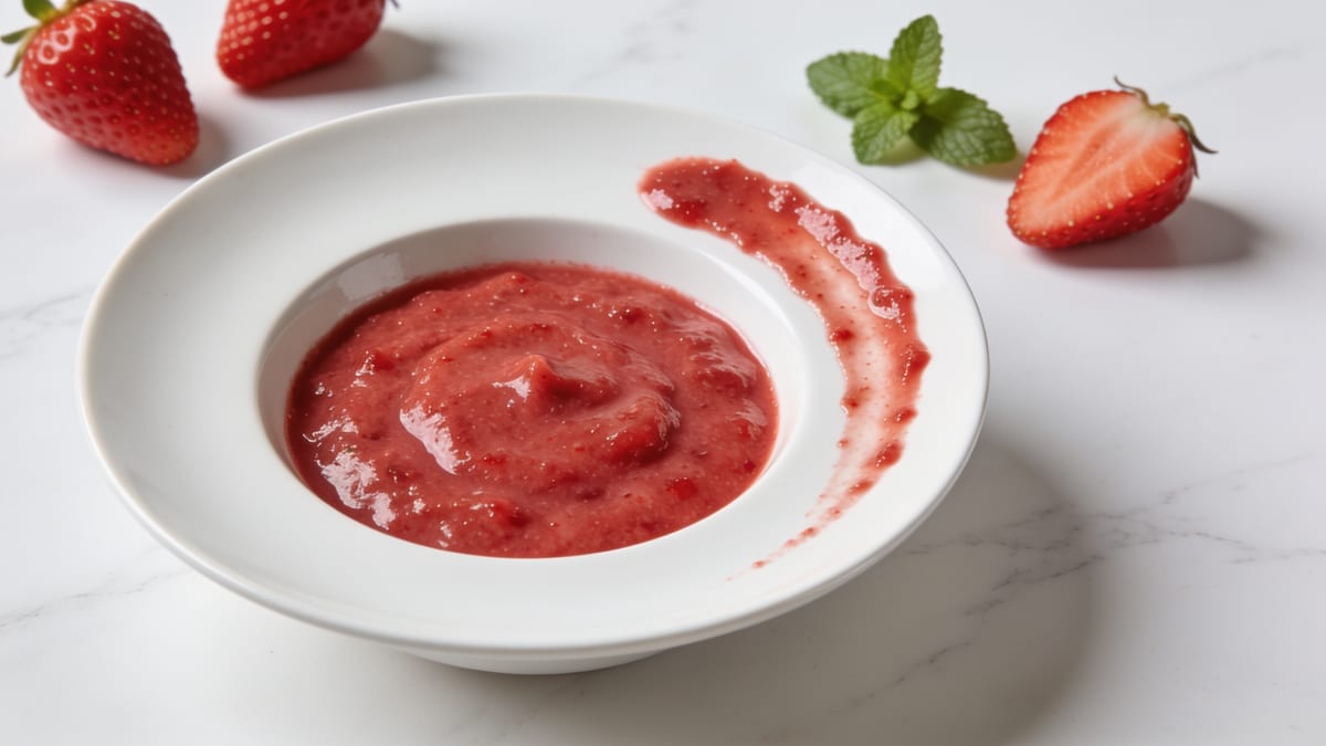Strawberry Puree · American dessert