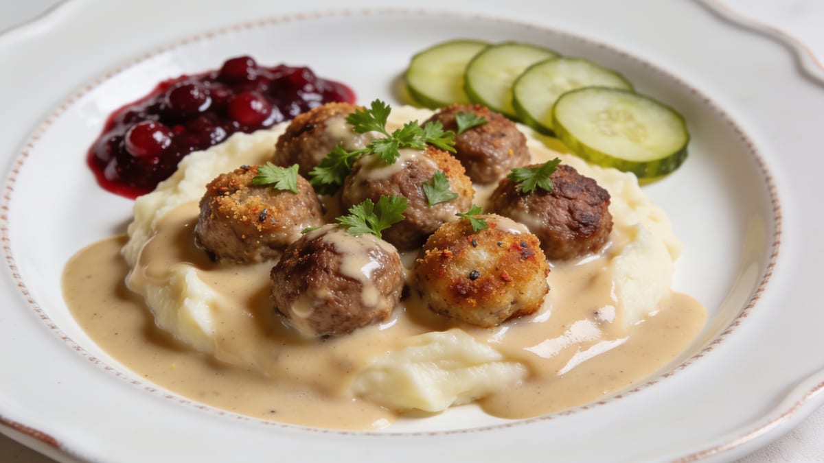 Köttbullar — Swedish Meatballs · Swedish main course