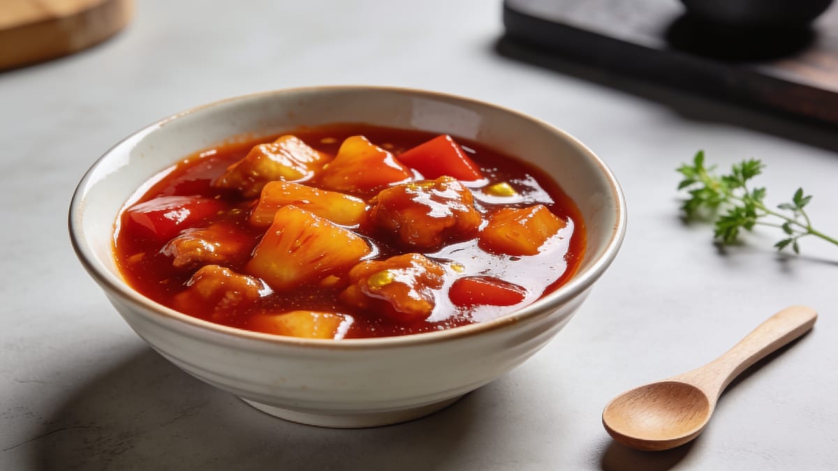 Sweet and Sour Sauce · Chinese main course