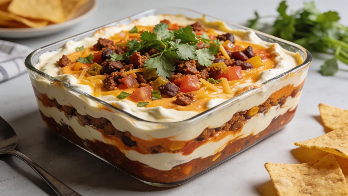 Taco Dip · American appetizer