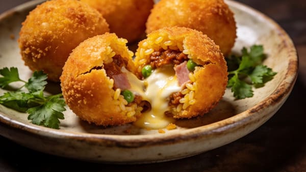 Arancini — Sicilian Stuffed Fried Rice Balls