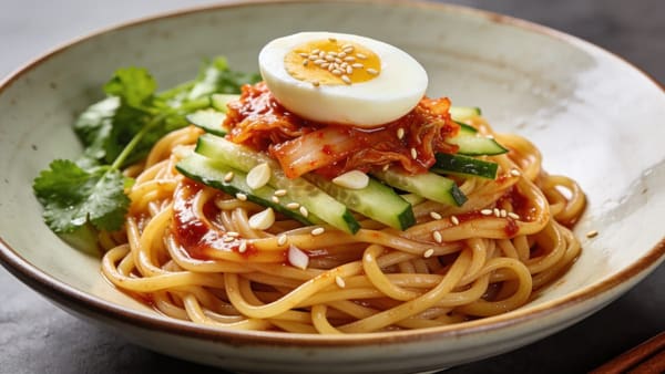 Bibim Guksu — Korean Spicy Cold Noodles