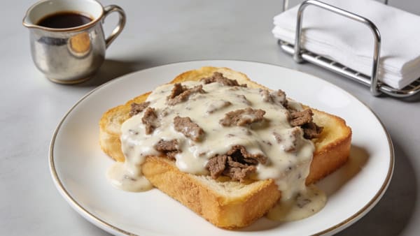 Creamed Chipped Beef on Toast
