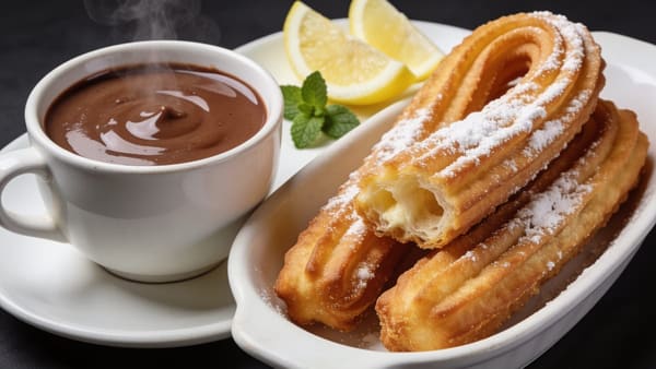 Churros — Spanish Fried Dough with Chocolate