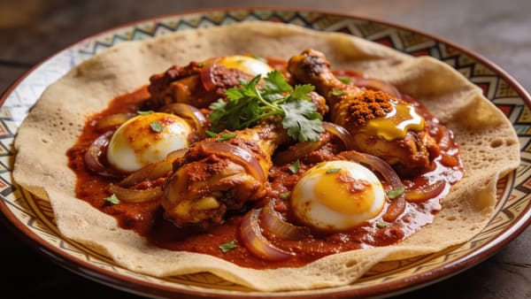 Doro Wat — Ethiopian Spiced Chicken Stew