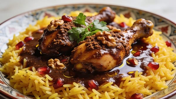 Khoresh-e Fesenjan — Persian Walnut & Pomegranate Stew