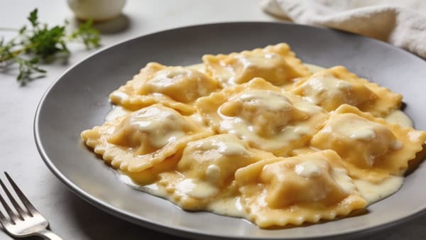 Homemade Four-Cheese Ravioli
