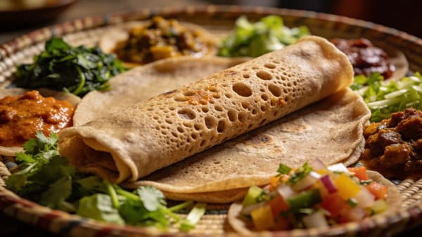 Injera — Ethiopian Sourdough Flatbread