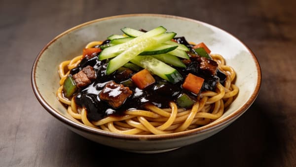 Jjajangmyeon — Korean Black Bean Noodles