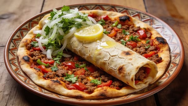 Lahmacun — Turkish Spiced Flatbread