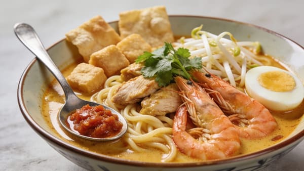 Curry Laksa — Coconut Noodle Soup