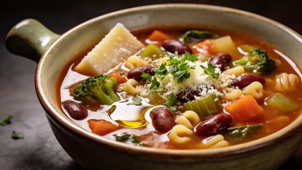 Minestrone — Italian Vegetable & Bean Soup