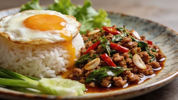 Pad Krapow Moo Saap — Thai Holy-Basil Pork Stir-fry