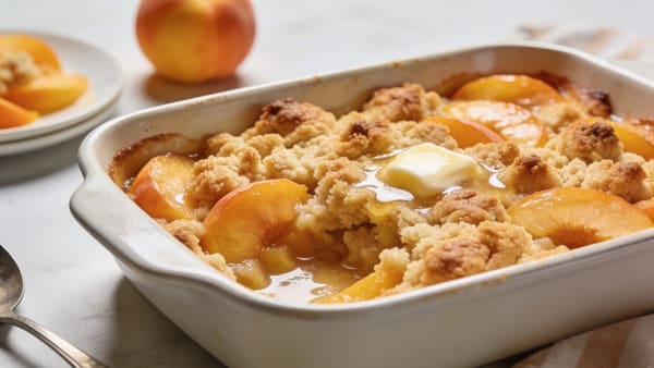 Peach Dump Cake