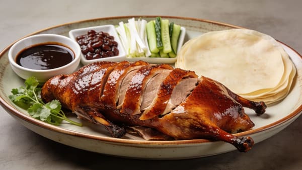 Peking Duck — Beijing Roast Duck with Pancakes