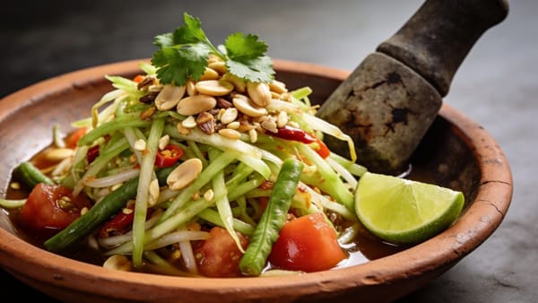 Som Tam — Thai Green Papaya Salad