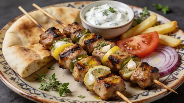 Pork Souvlaki — Greek Grilled Skewers