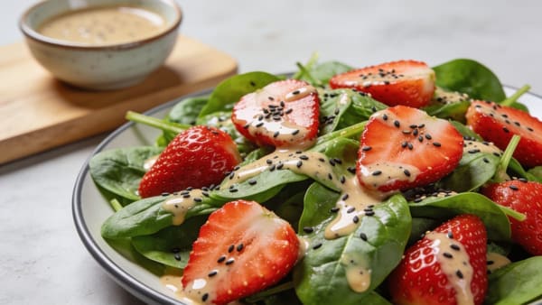 Strawberry Spinach Salad