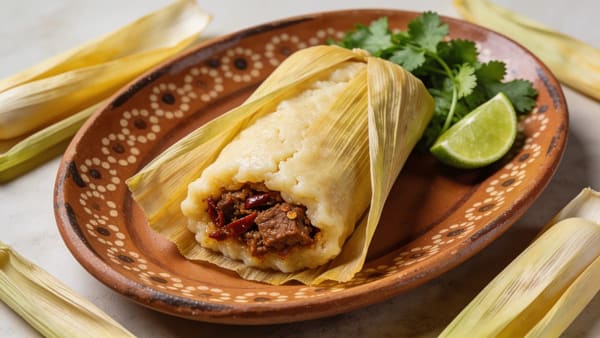 Tamales — Mexican Masa Steamed in Corn Husks