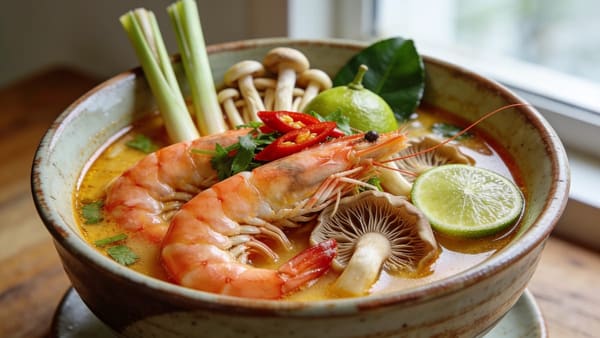 Tom Yum Goong — Thai Hot & Sour Shrimp Soup