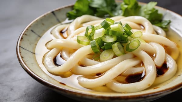 Kake Udon — Japanese Udon Noodle Soup
