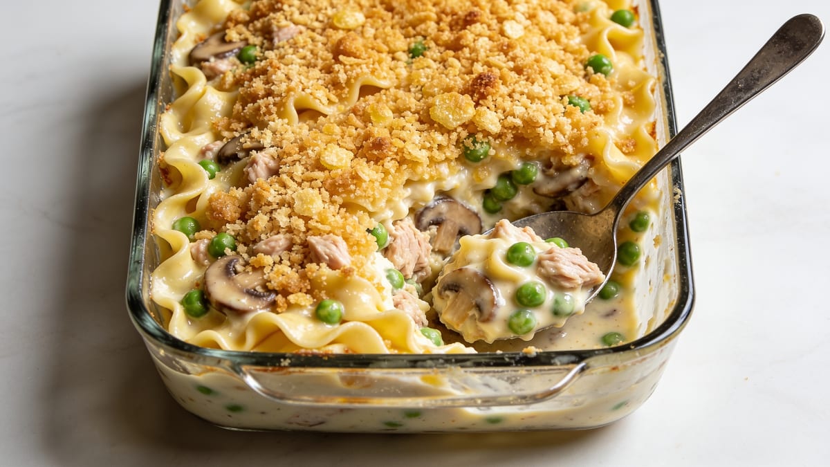 Thunfisch-Auflauf · American main course